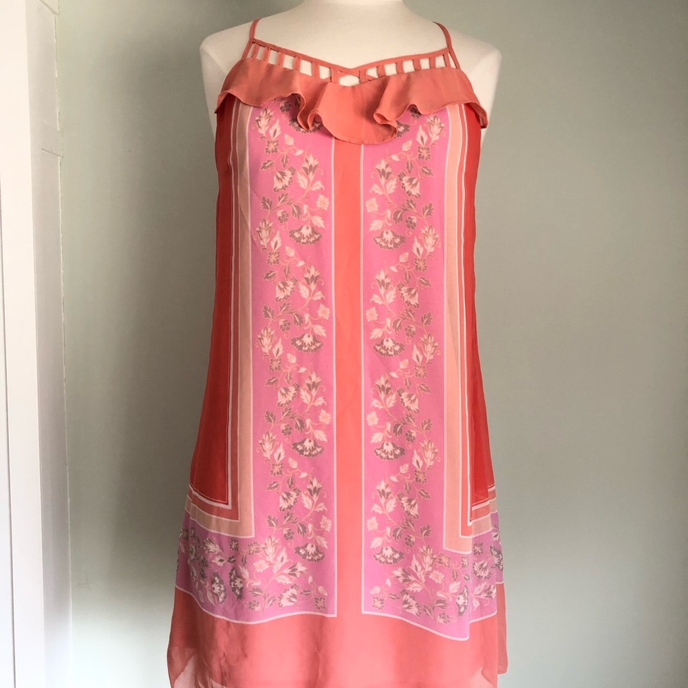 Summery Ruffle Print Dress - Picture 2 of 9